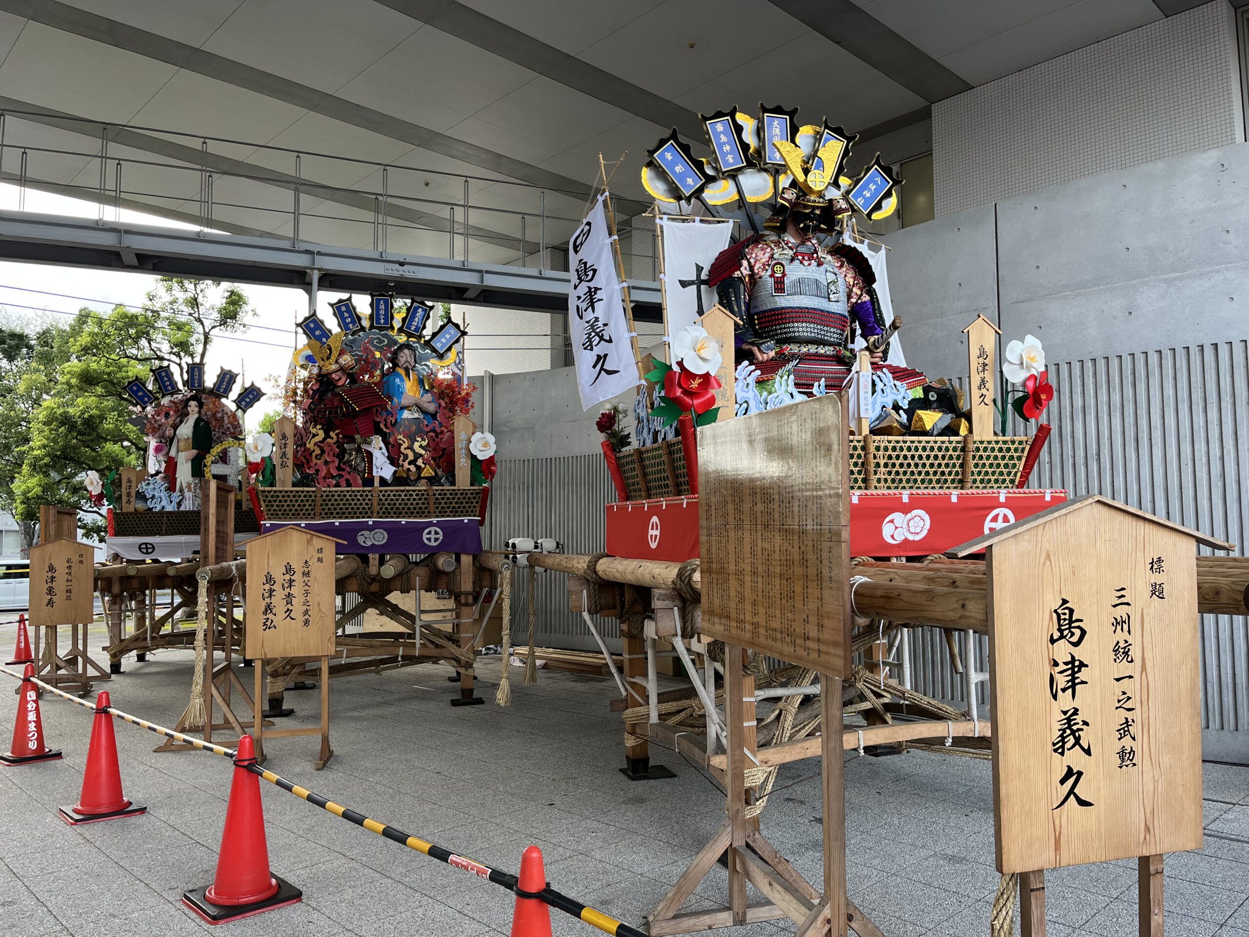25年7月27日 霧島国分夏祭りでビラ配り②